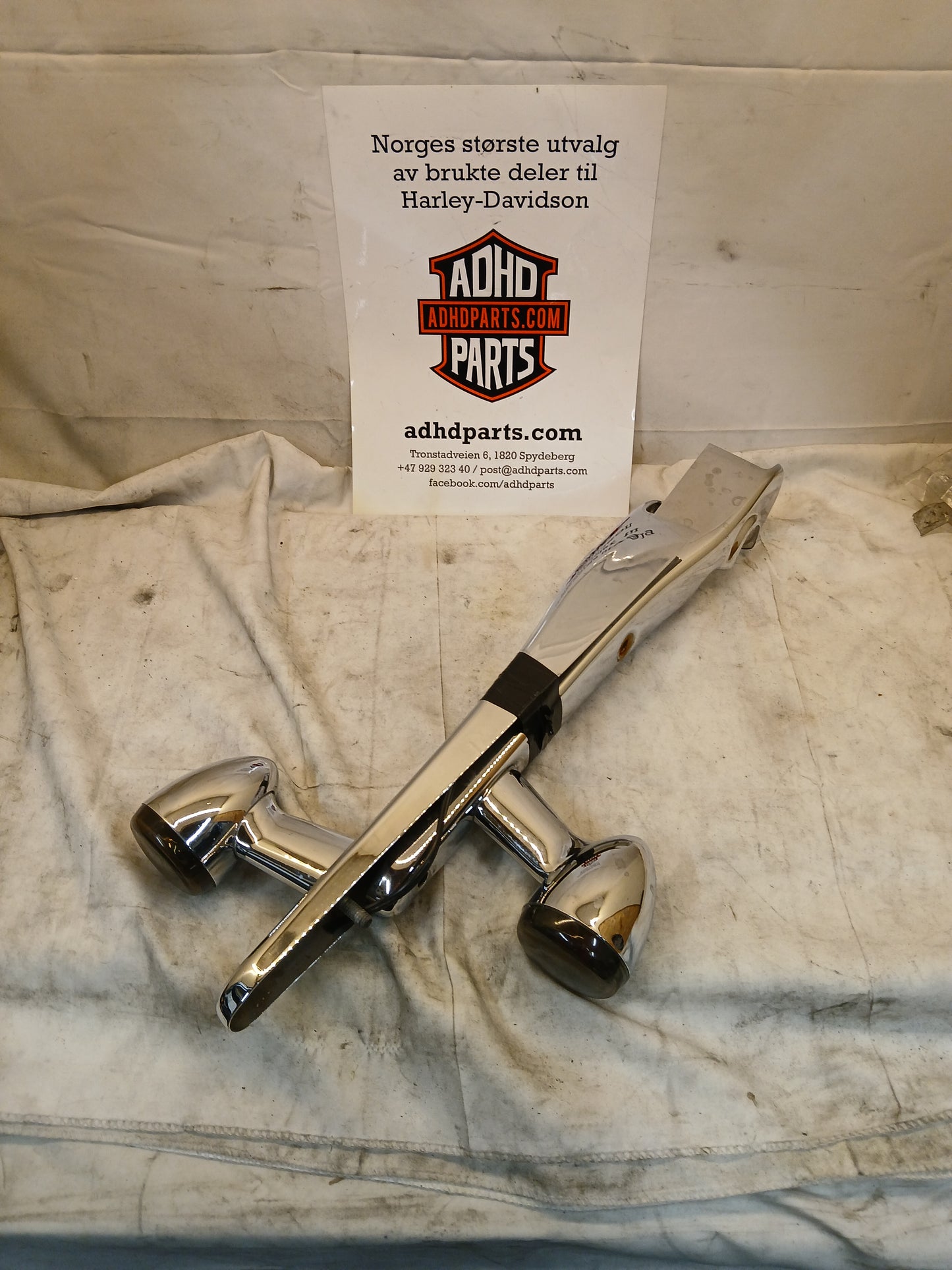 Fenderstruts med blinklys Dyna