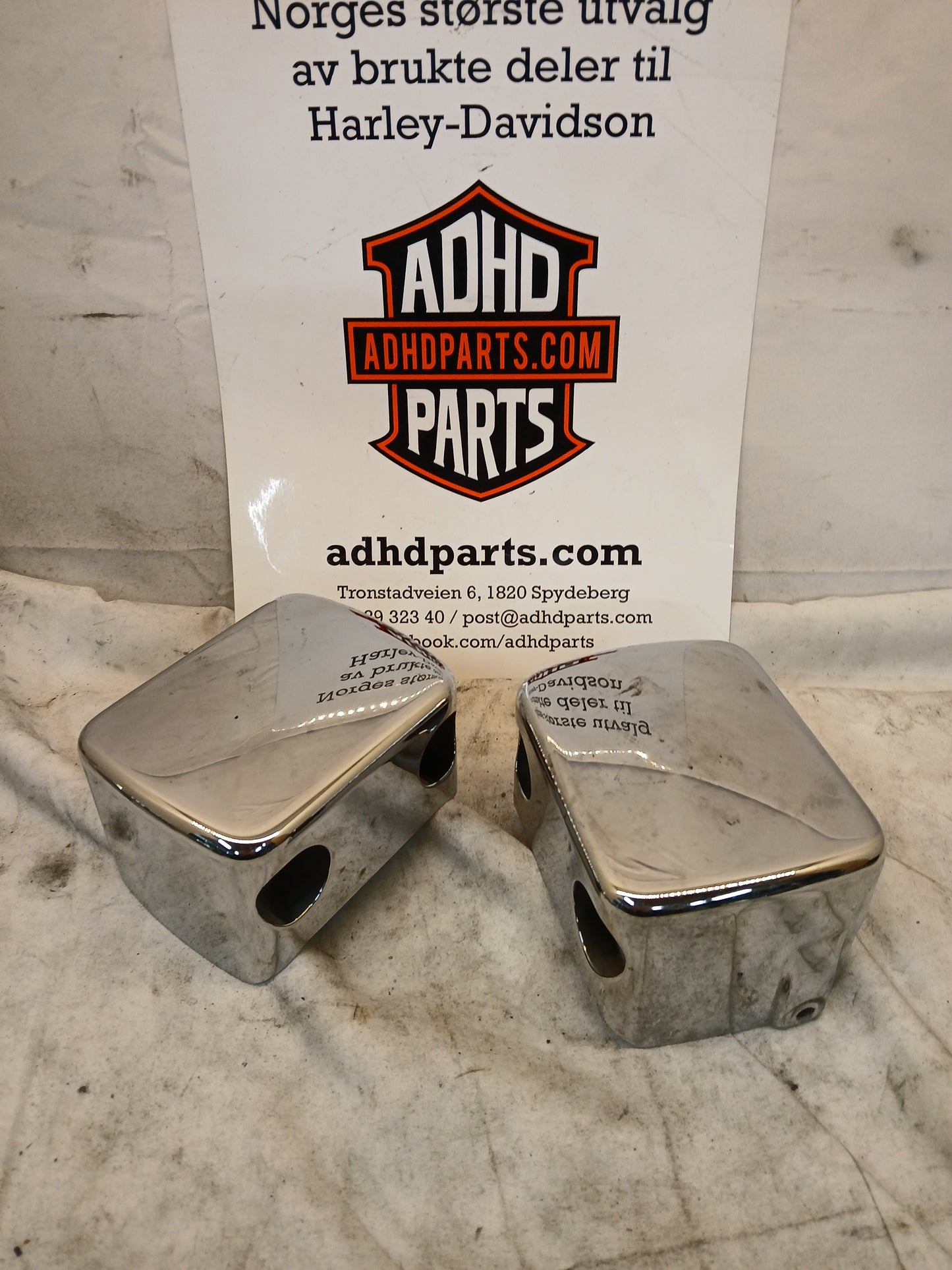 Crome coil cover softail