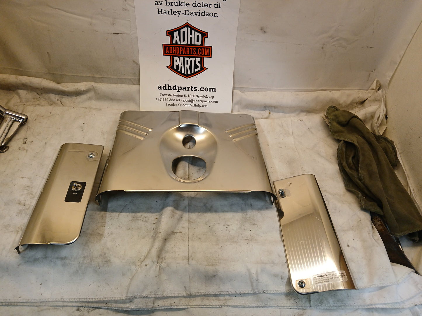 Frontdeksel med side deksler Heritage/fatboy