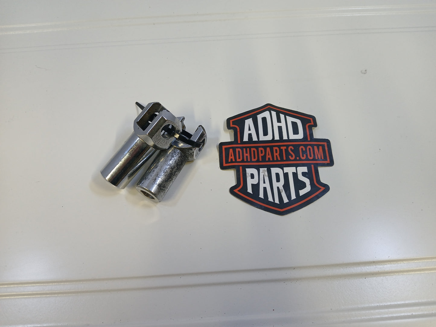 Fester til fotpegs. Chrome 2 1/2 "