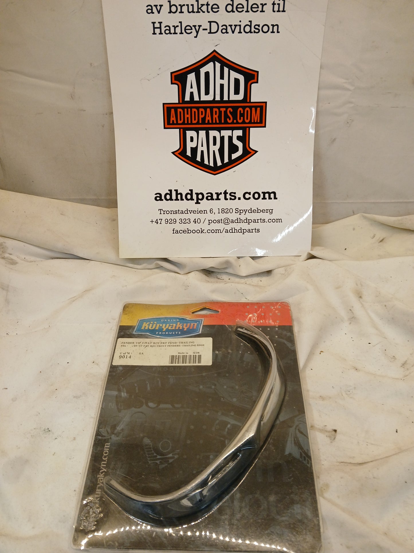 Kuryakyn front fender tip 90 - oppover Fat boy