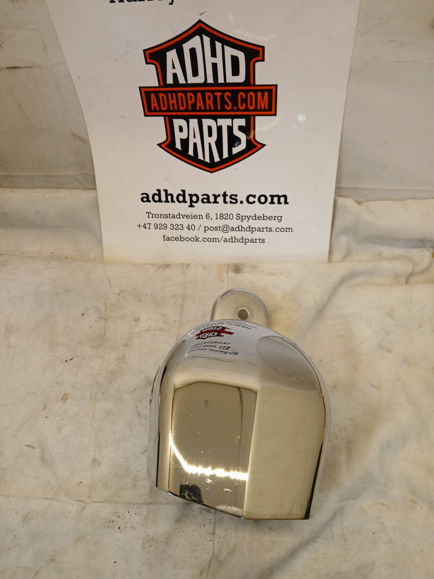 Kompl horn med kromcover