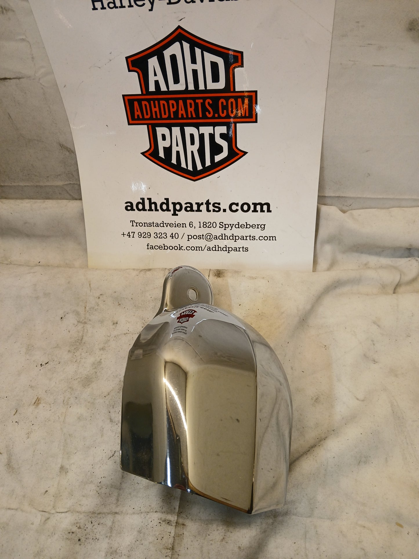 Kompl horn med kromcover