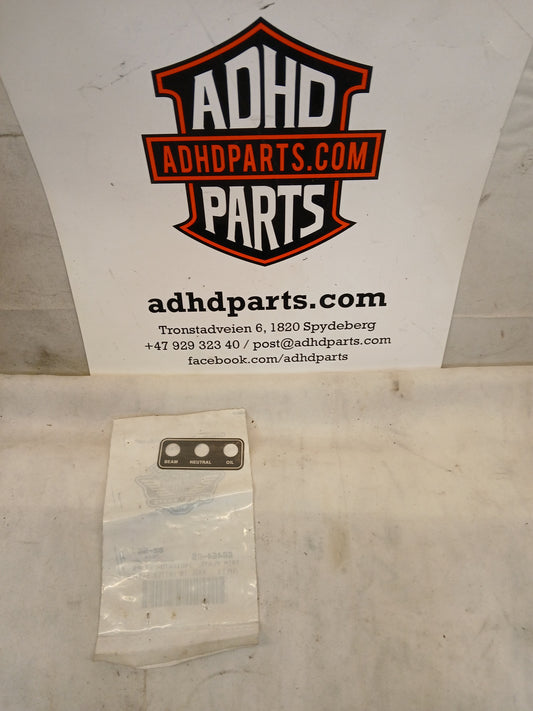 Plate for indikatorer eldre FXR/XLH