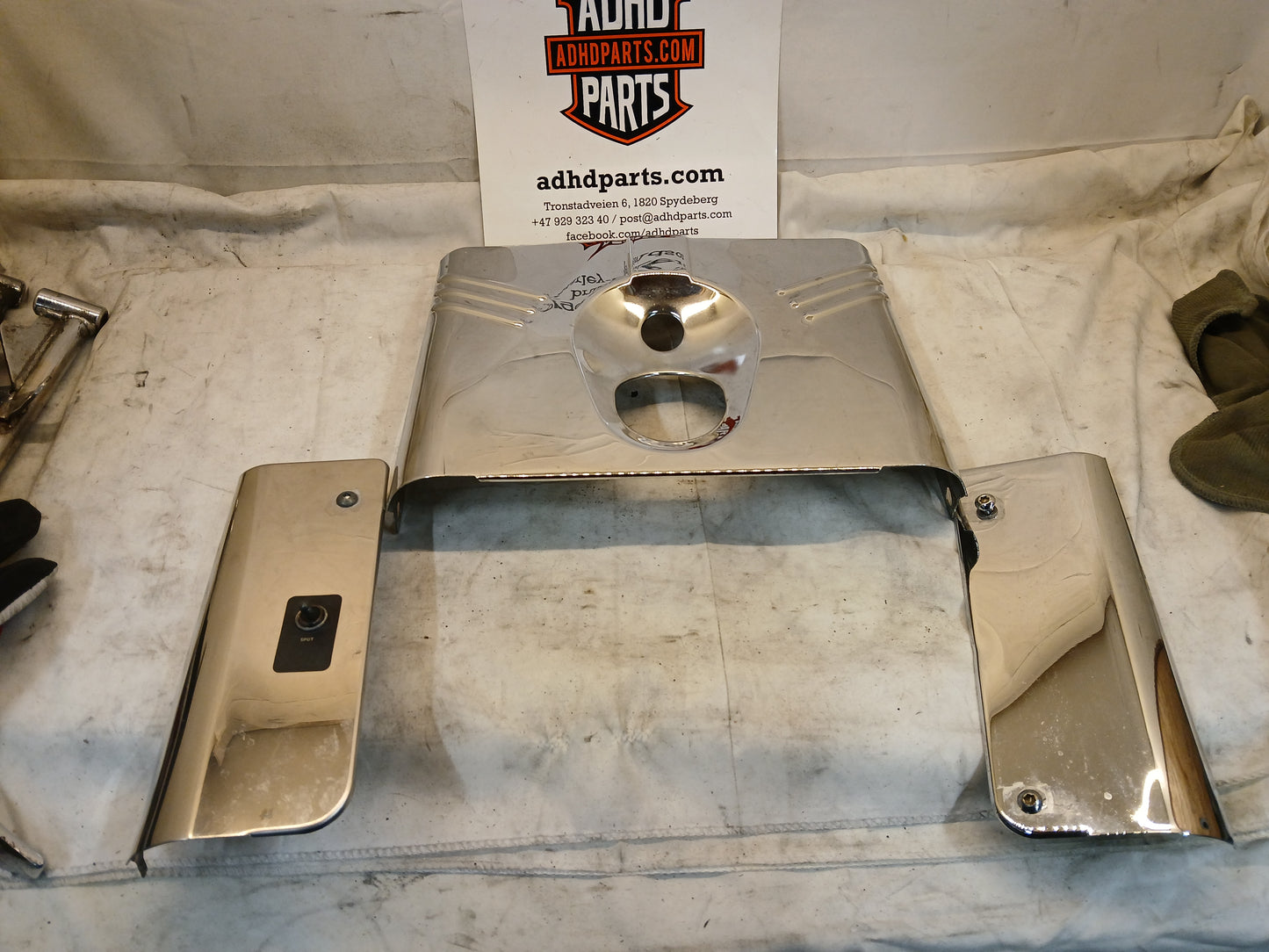 Frontdeksler med sidedeksler Heritage/fatboy