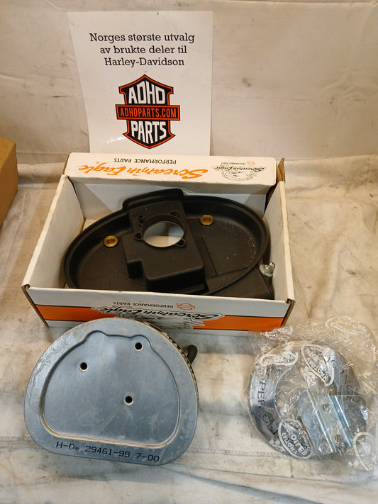 Luftfilterboks med filter og hardware