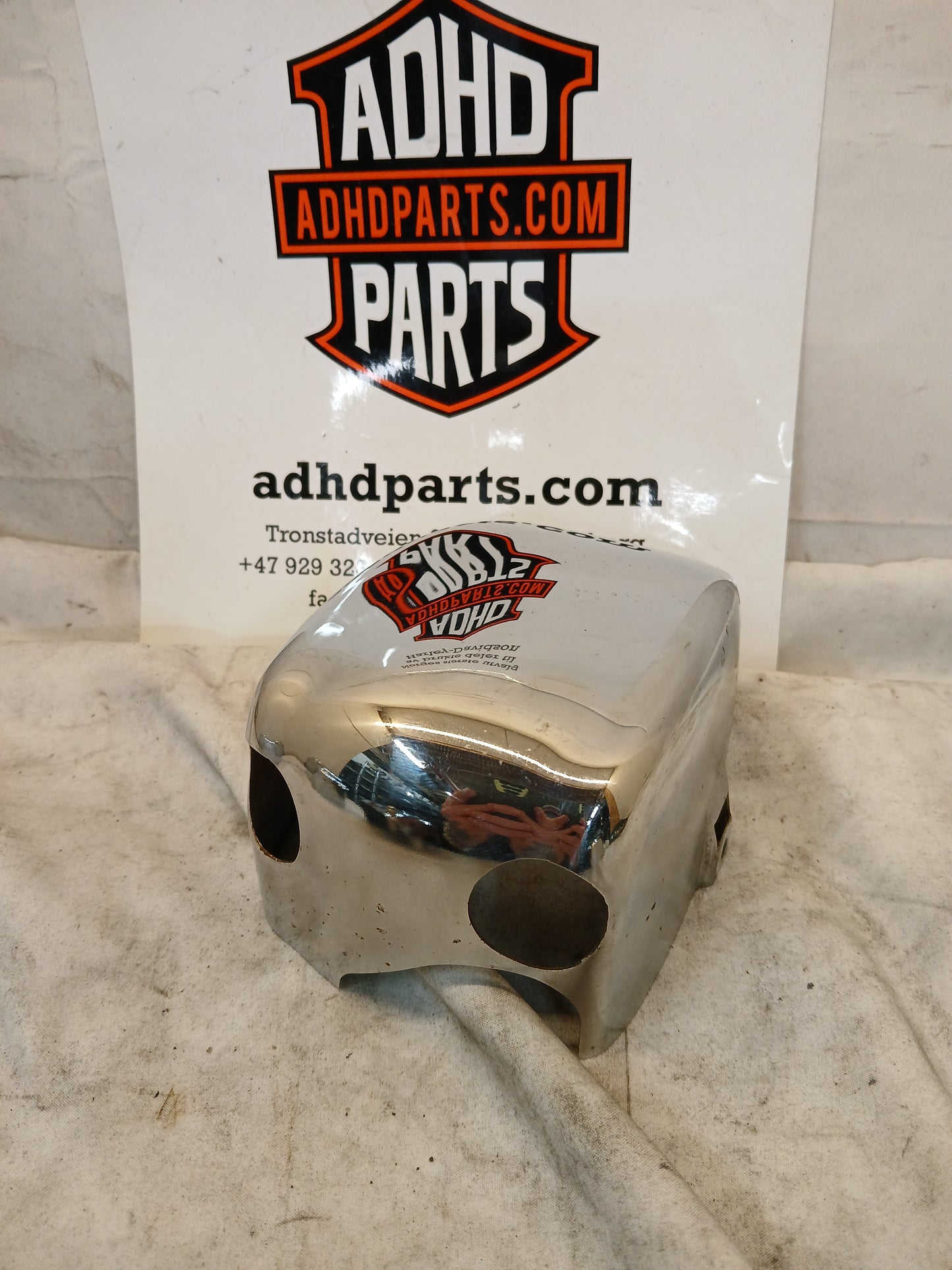 Crome coil cover Softail deuce FXSTD