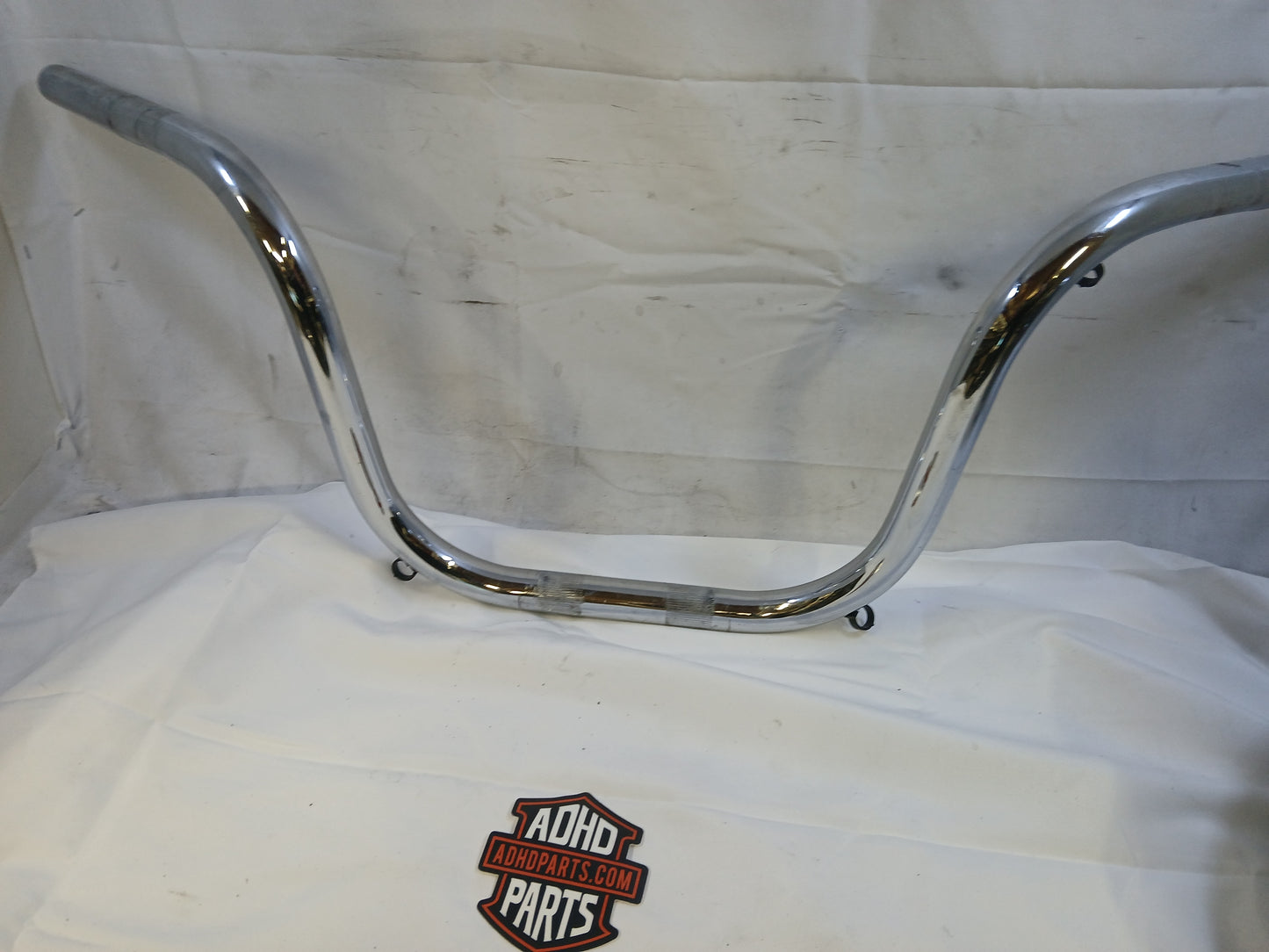 Styre chrome for wire. 11" rise , 82 cm bredde.