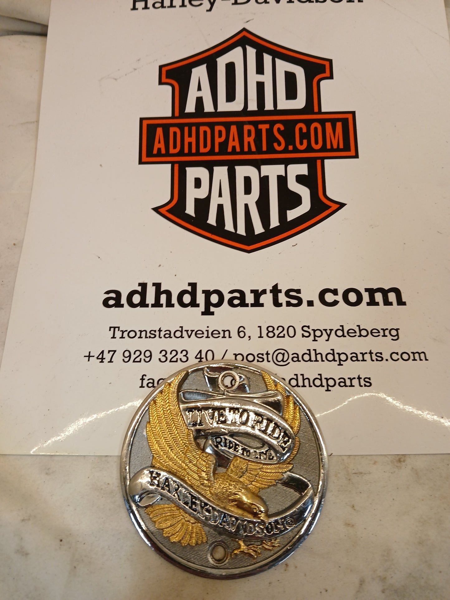 Timing cover "live to ride" evo/sportster 2 hull