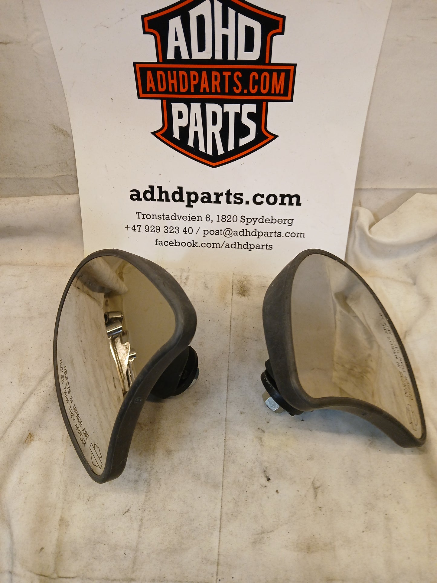 Speil for montering i innerfairing touring