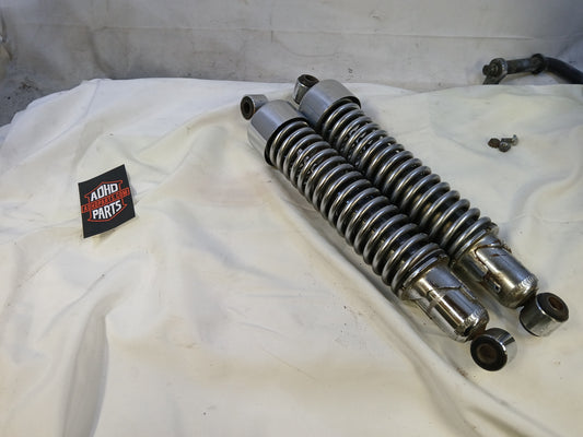 Støtdempere bak 13 1/2" . Sportster chrome