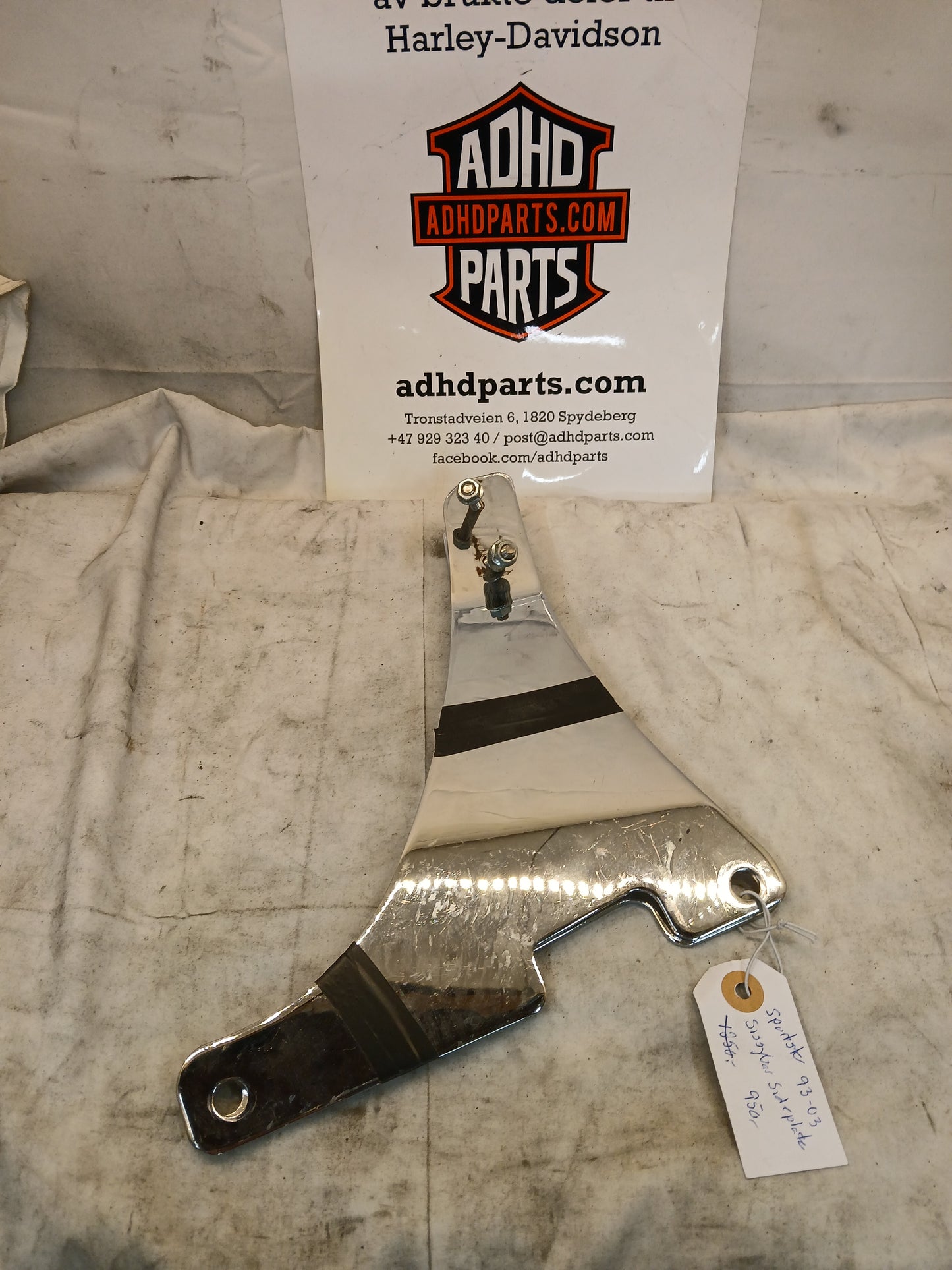 Sissybar sideplater Sportster 93-03
