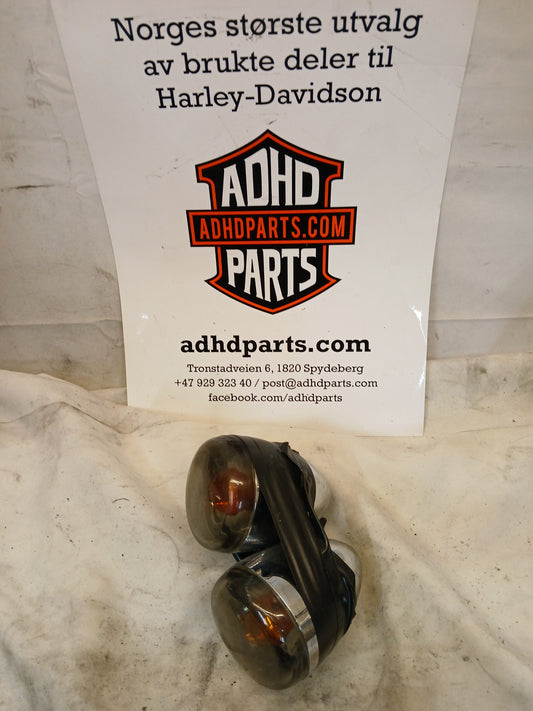 Blinklys sotede glass