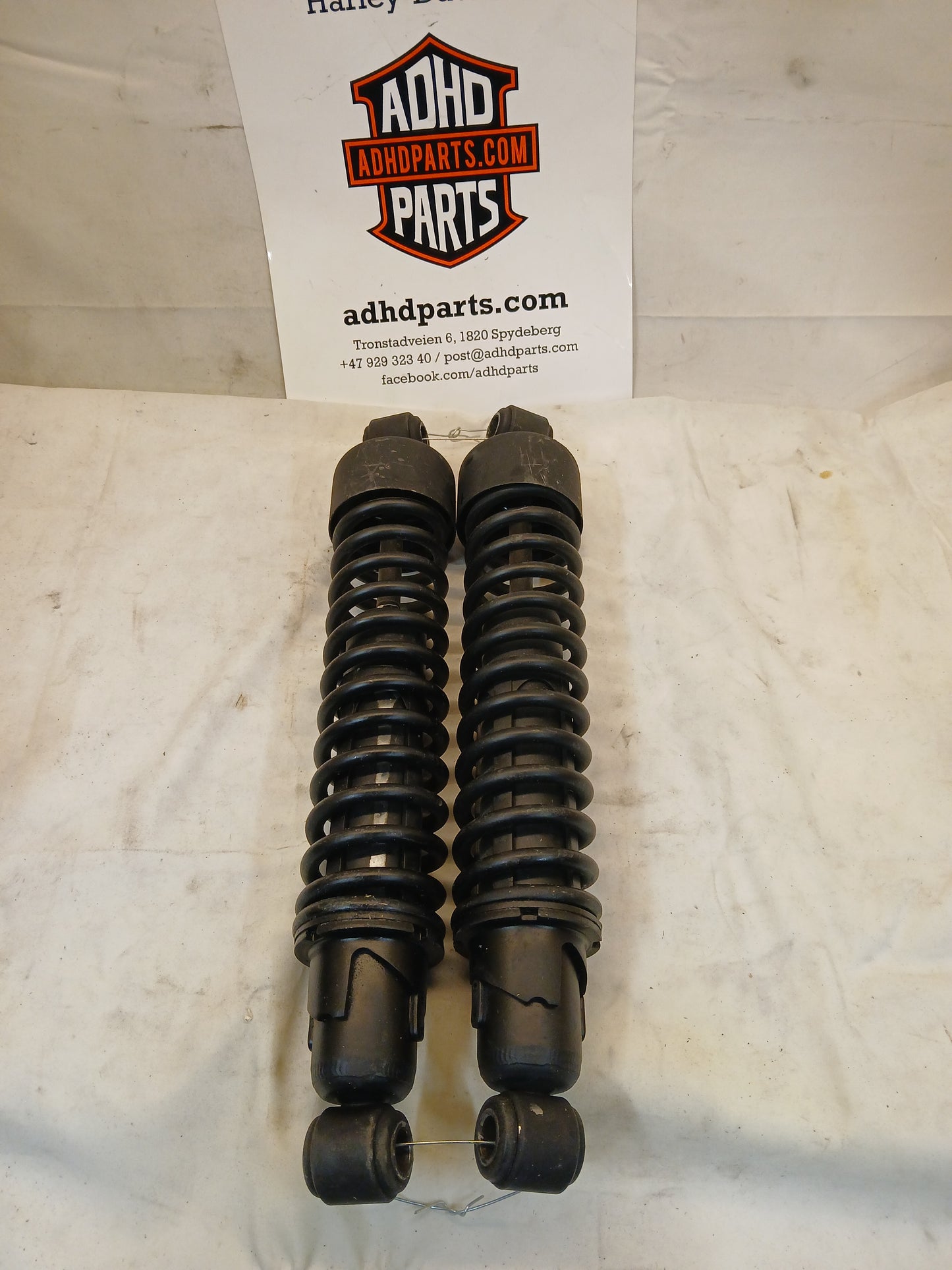 Støtdempere bak Sportster  Sort