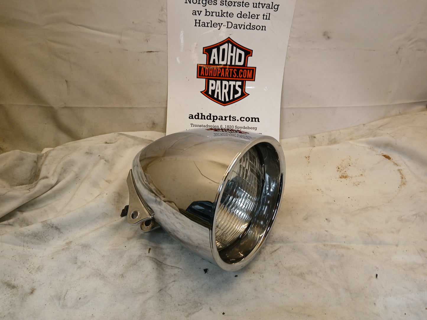 Chopperlykt krommet 5,5"