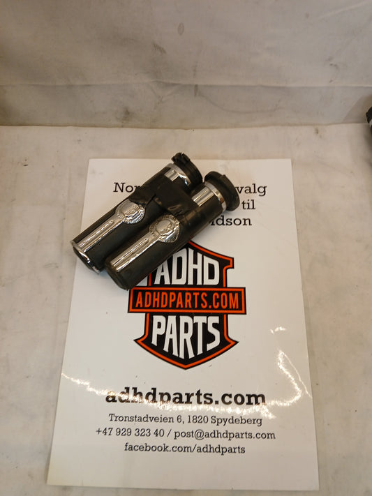 Custom holker med skaller Krom/sort