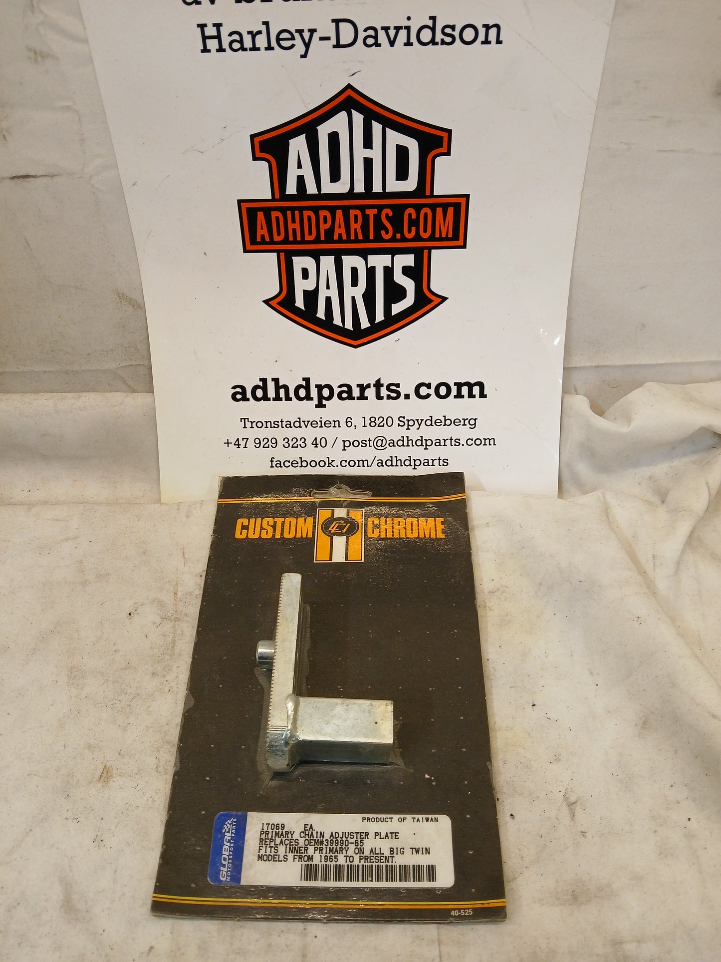 Justerplate til primær kjede 65-nå bigtwin